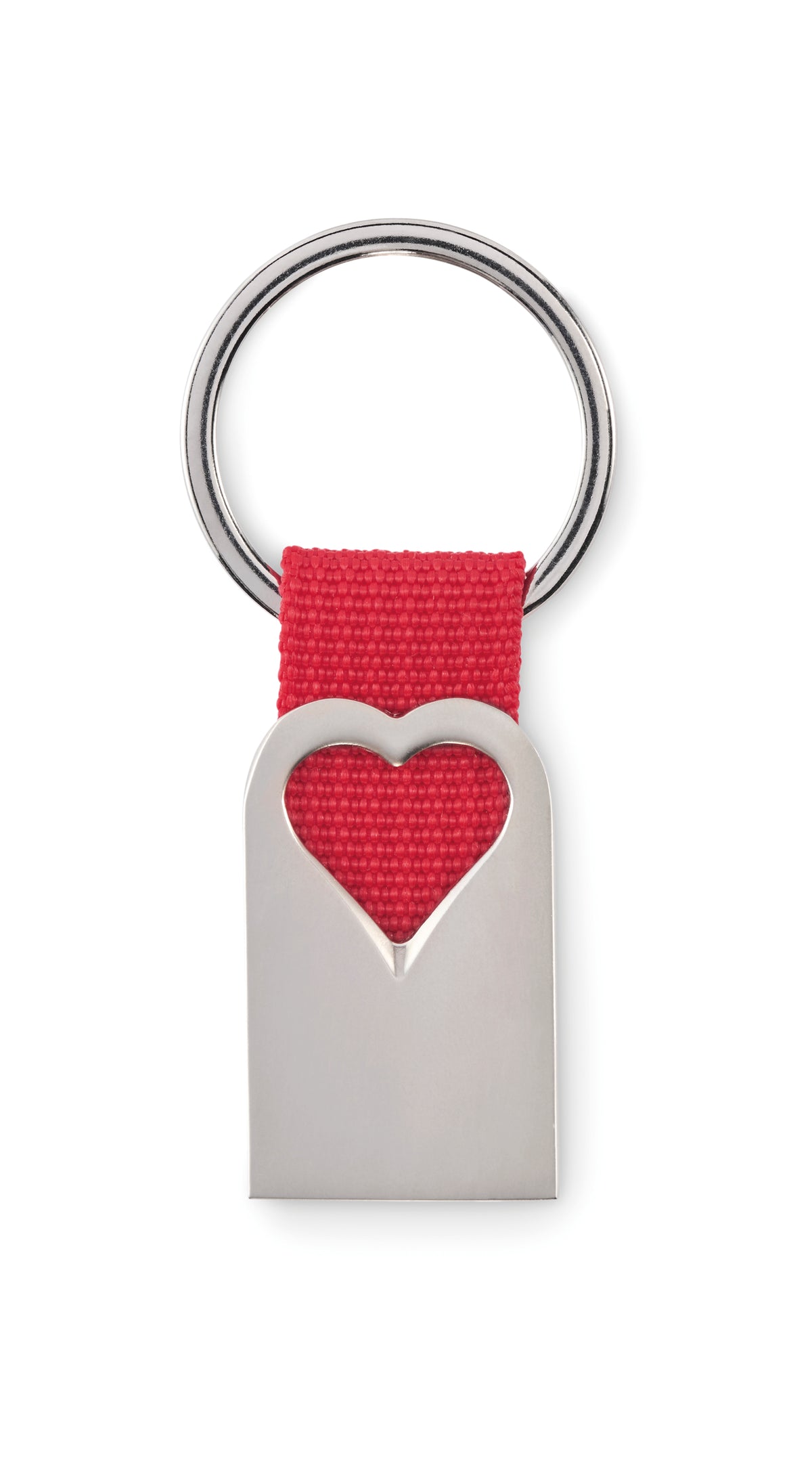 BONHEUR – Heart metal key ring – item picture side