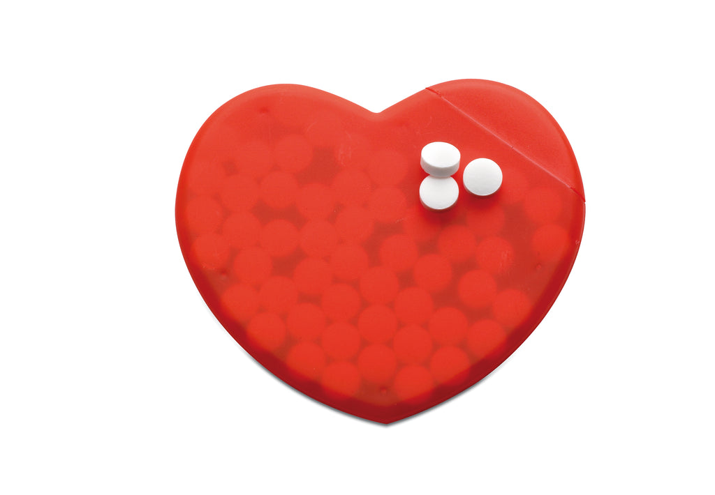 CORAMINT – Heart shape peppermint box – item picture back