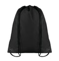 SHOOP – 190T Polyester drawstring bag – Black