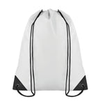 SHOOP – 190T Polyester drawstring bag – White