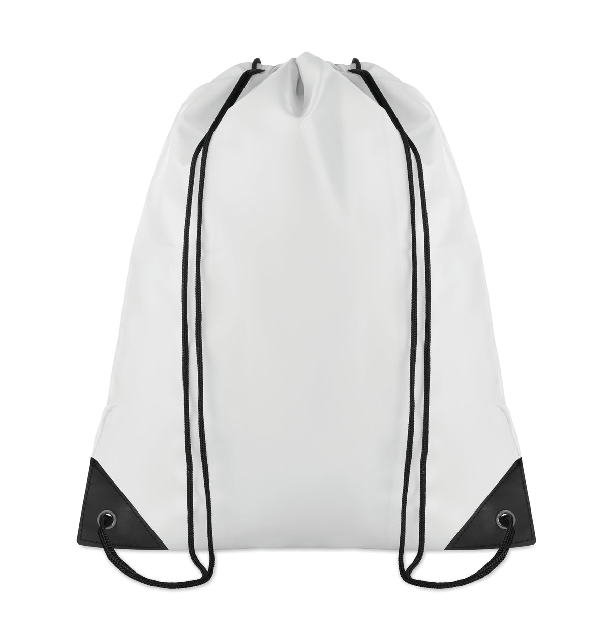 SHOOP – 190T Polyester drawstring bag – White
