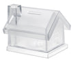 MYBANK – Plastic house coin bank – Transparent