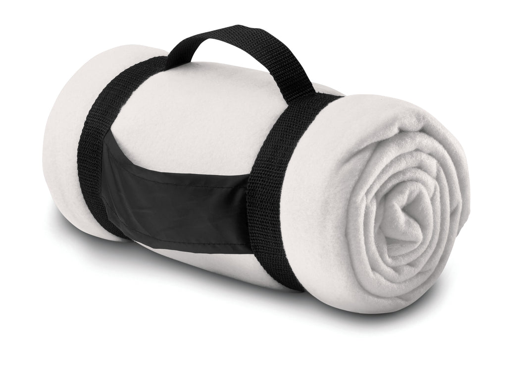 STAVENGER – Fleece blanket – White