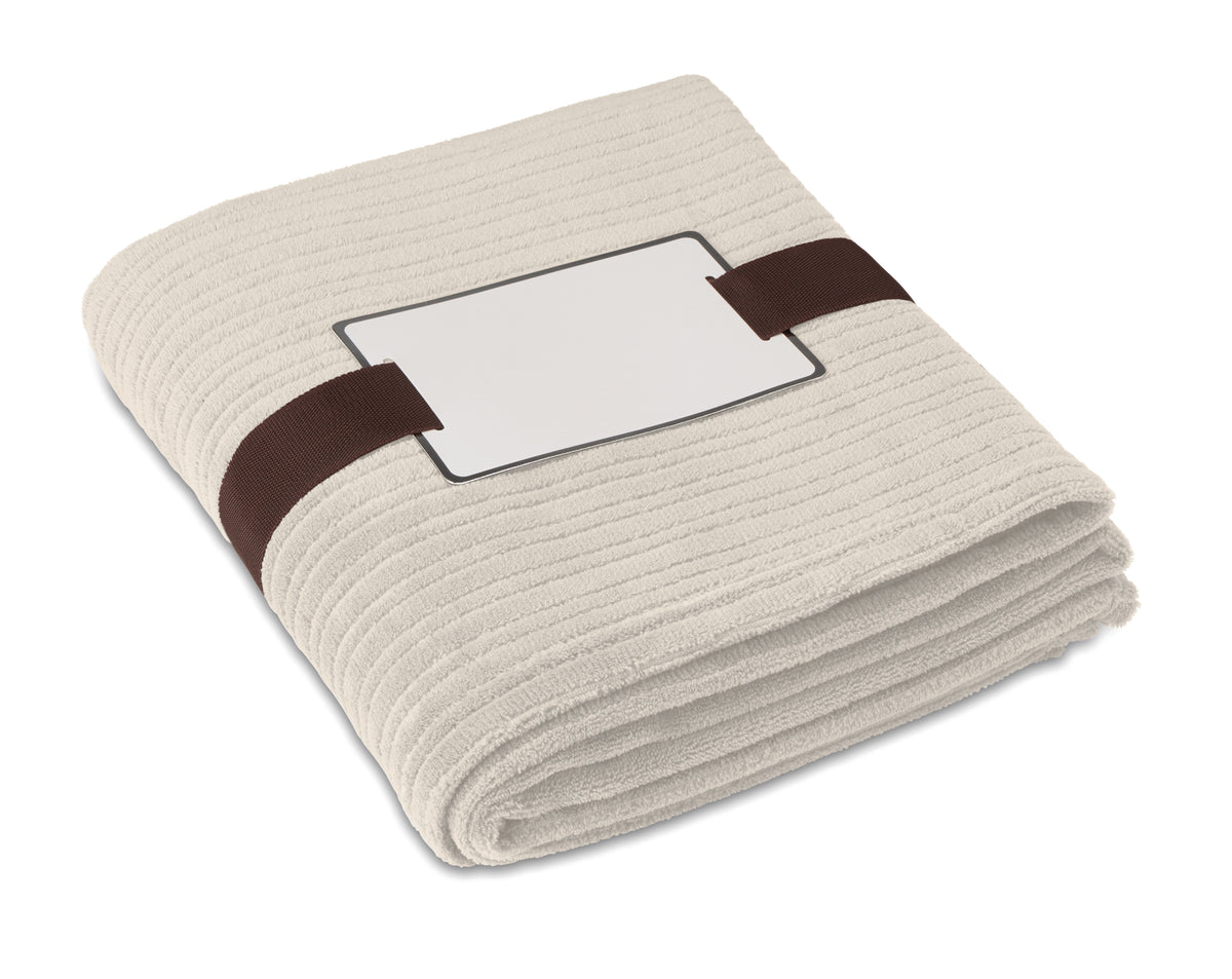 CAP CODE – Fleece blanket.240 gr/m2 – Beige