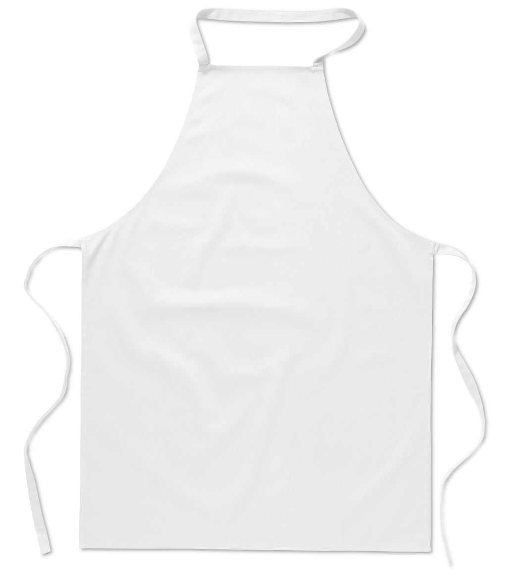 KITAB GLASGOW – Kitchen apron in cotton – White