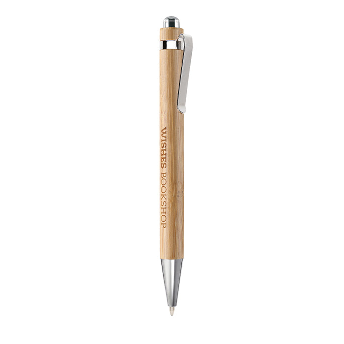 SUMATRA – Bamboo automatic ball pen – item picture printed