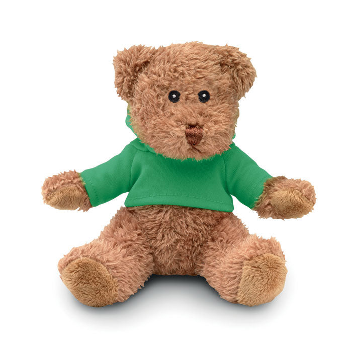 JOHNNY – Teddy bear plus with hoodie – Green