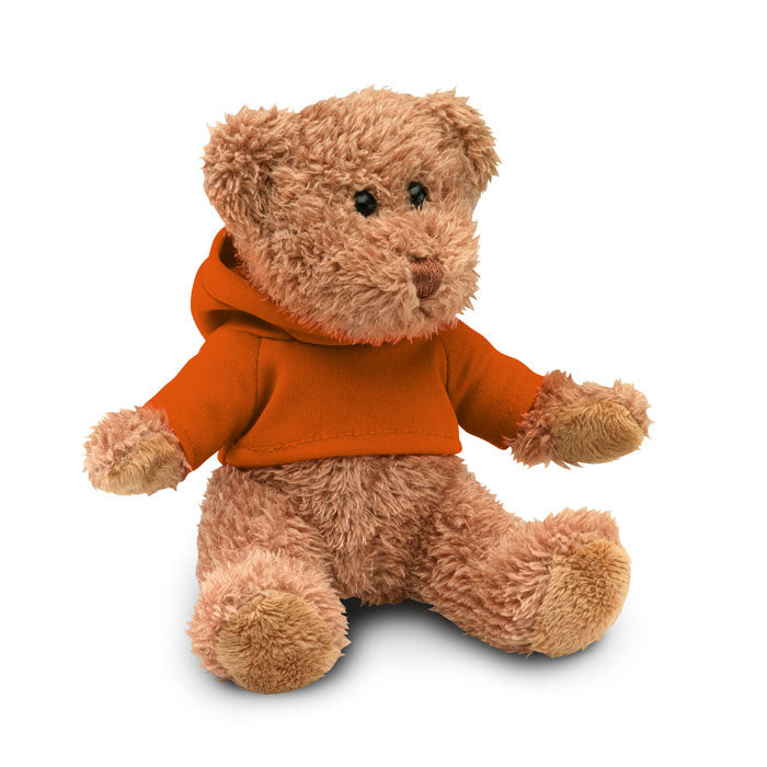 JOHNNY – Teddy bear plus with hoodie – Orange