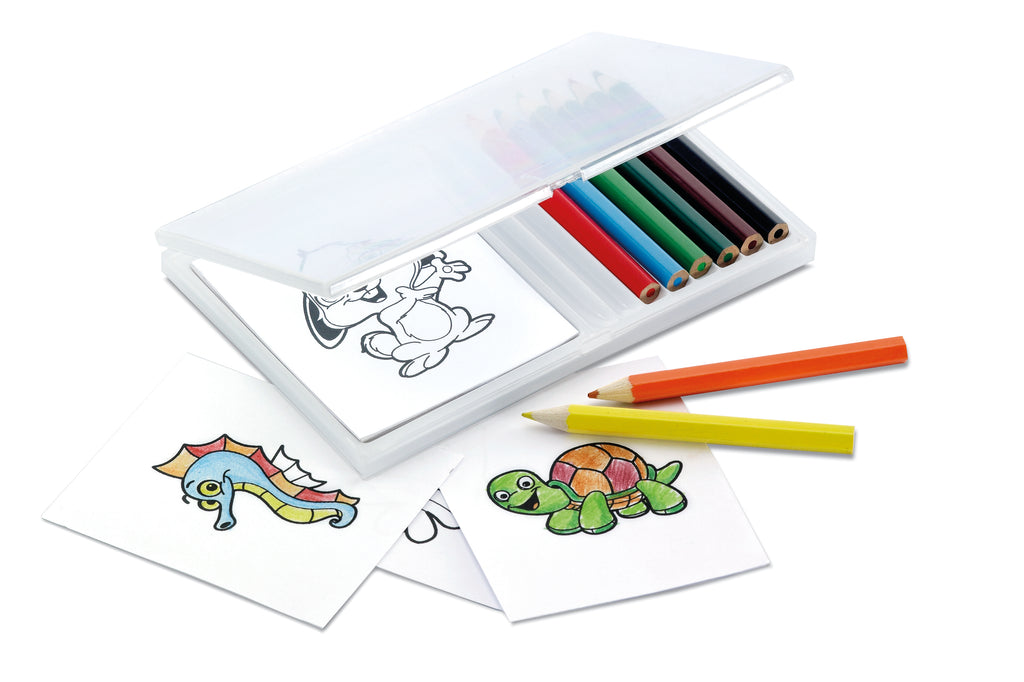 RECREATION – Wooden pencil colouring set – item picture back