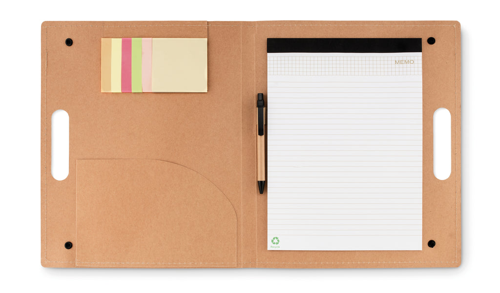 ALBERTA – Conference folder recycled – Beige