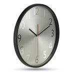 RONDO – Wall clock w silver background – item picture back