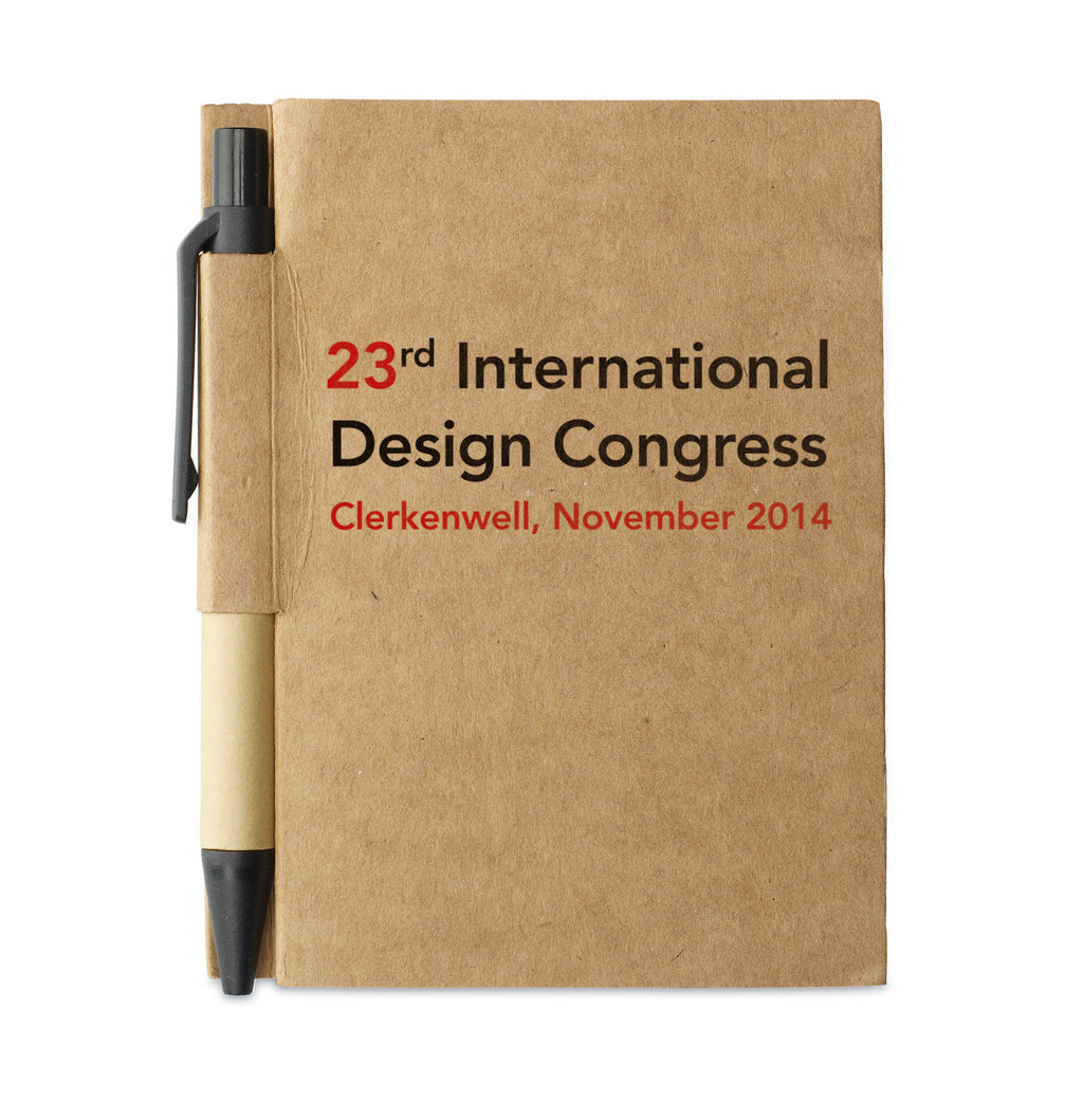 CARTOPAD – Recycled notebook with pen – item picture printed