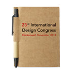 CARTOPAD – Recycled notebook with pen – item picture printed
