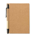 CARTOPAD – Recycled notebook with pen – Black