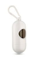 TEDY – Container for pet bag w/ hook – White