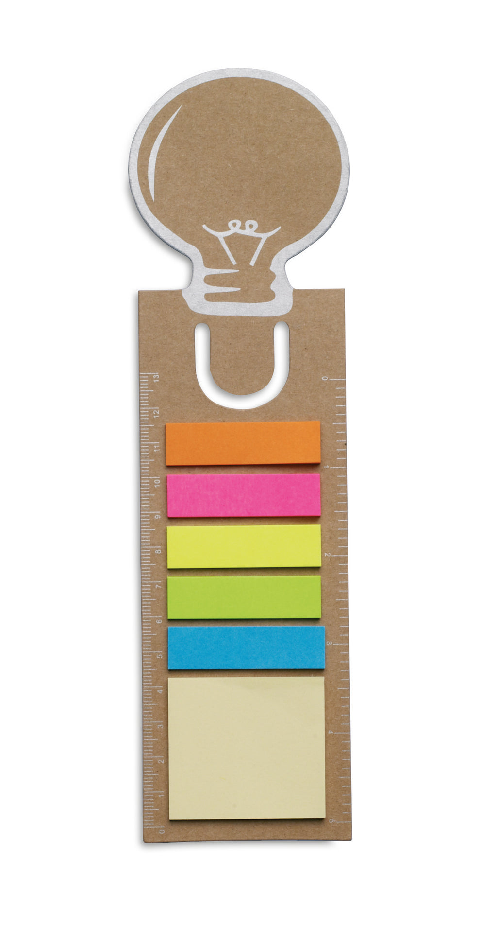 IDEA – Bookmark with sticky memo pad – Beige