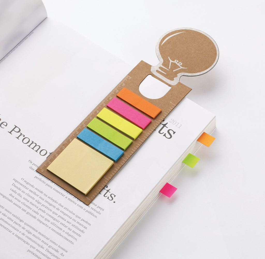 IDEA – Bookmark with sticky memo pad – item picture side