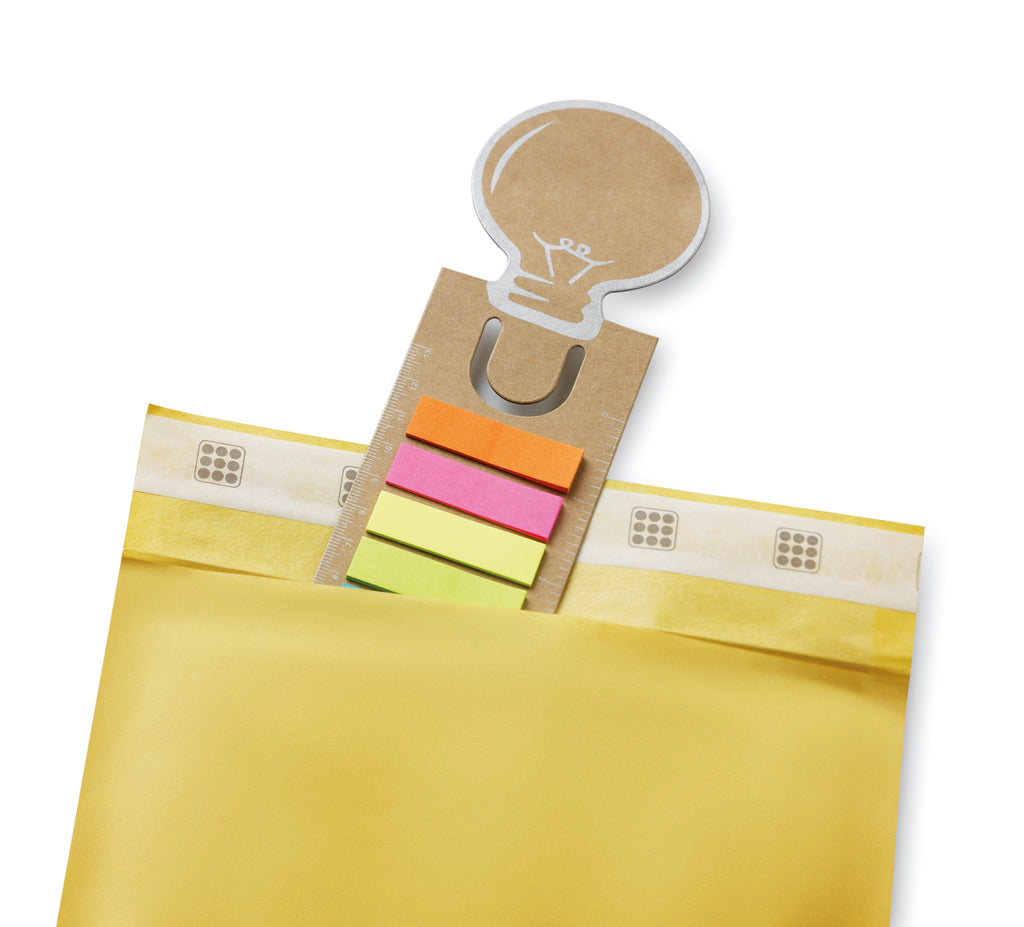 IDEA – Bookmark with sticky memo pad – item picture open