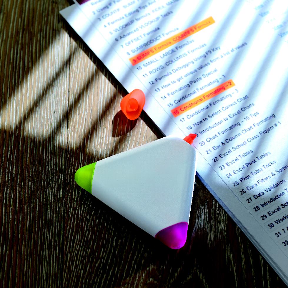 TRIANGULO – Triangular highlighter – item ambiant picture
