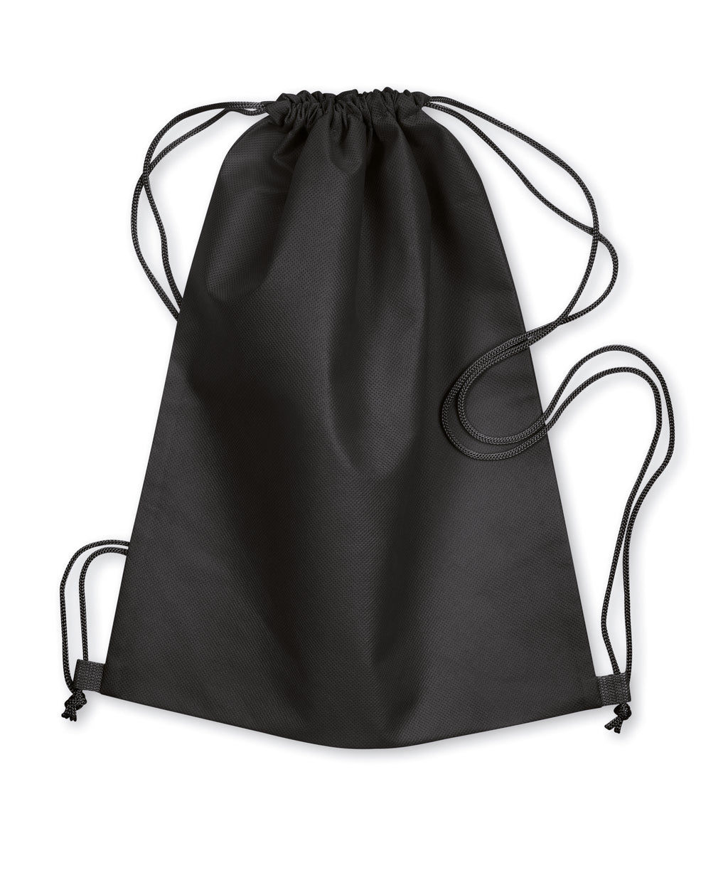 DAFFY – 80gr/m² nonwoven drawstring – Black