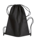 DAFFY – 80gr/m² nonwoven drawstring – Black