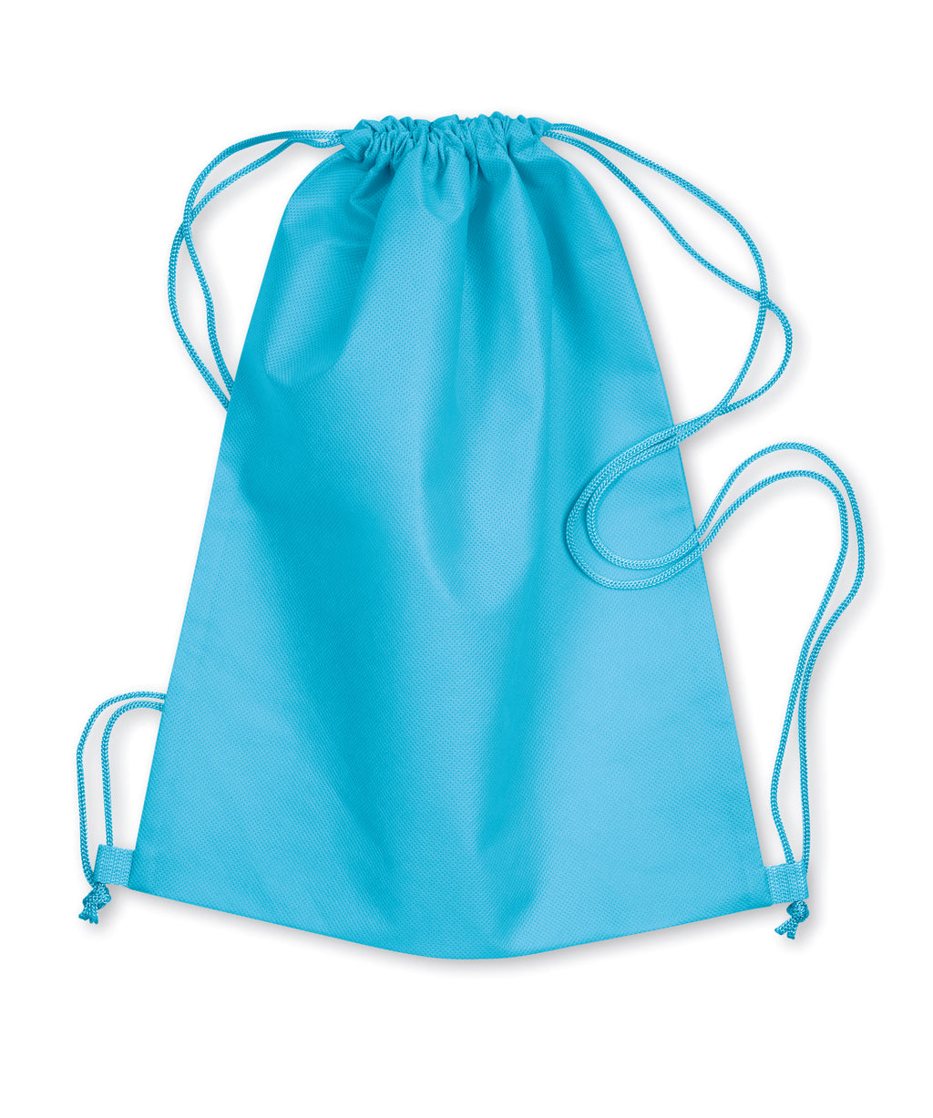 DAFFY – 80gr/m² nonwoven drawstring – Turquoise