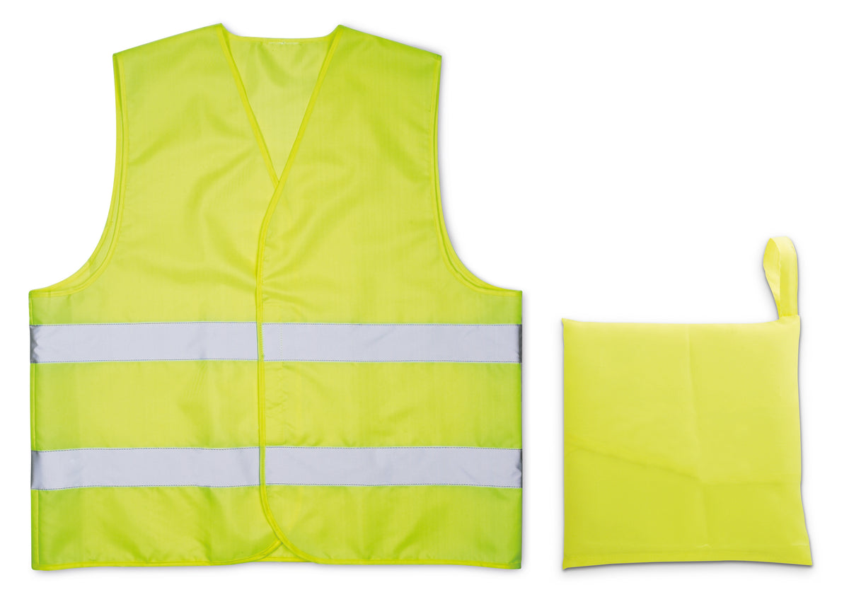 VISIBLE – Knitted material waistcoat – Yellow