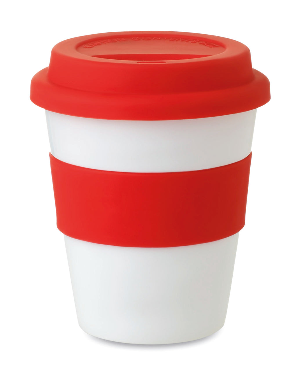 ASTORIA – PP tumbler with silicone lid – Red