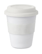 ASTORIA – PP tumbler with silicone lid – White