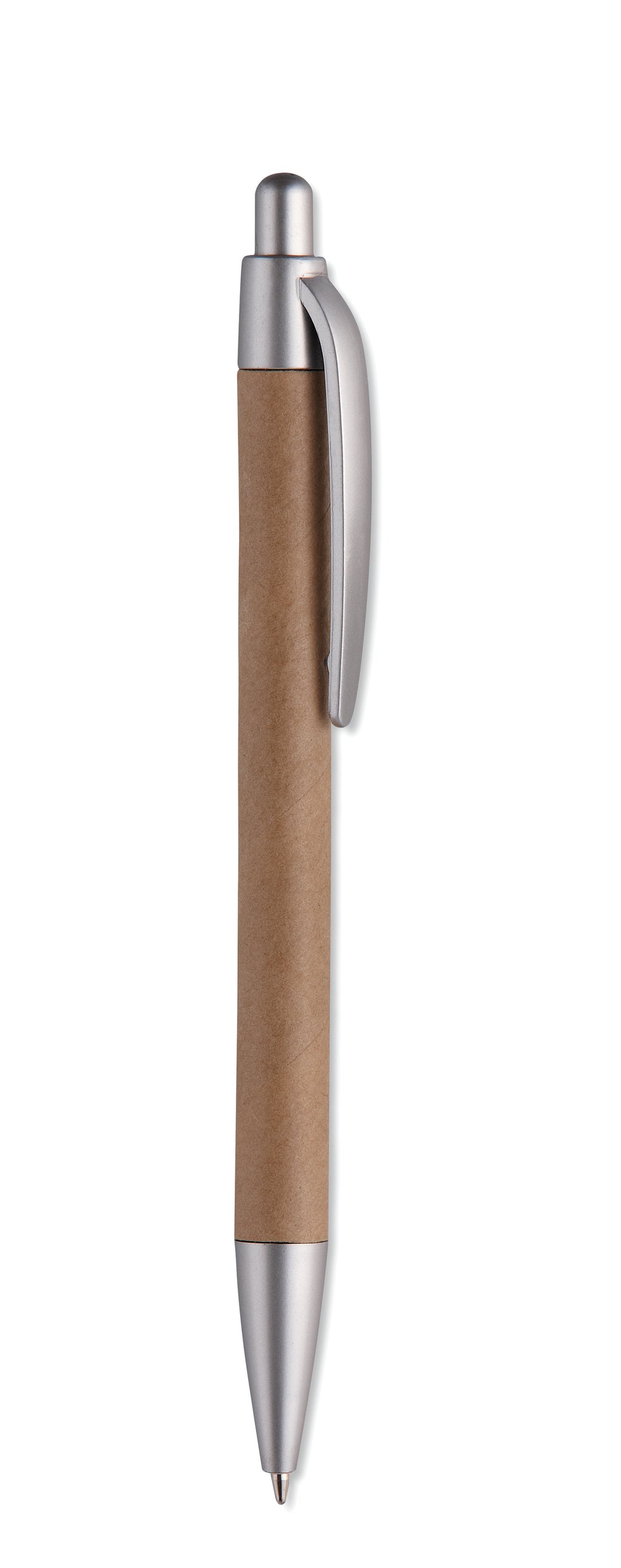 PUSHTON – Carton barrel ball pen – item picture back
