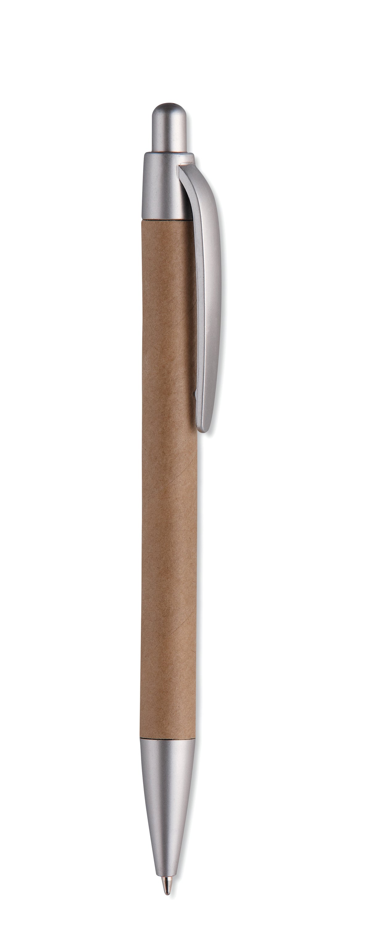 PUSHTON – Carton barrel ball pen – item picture back