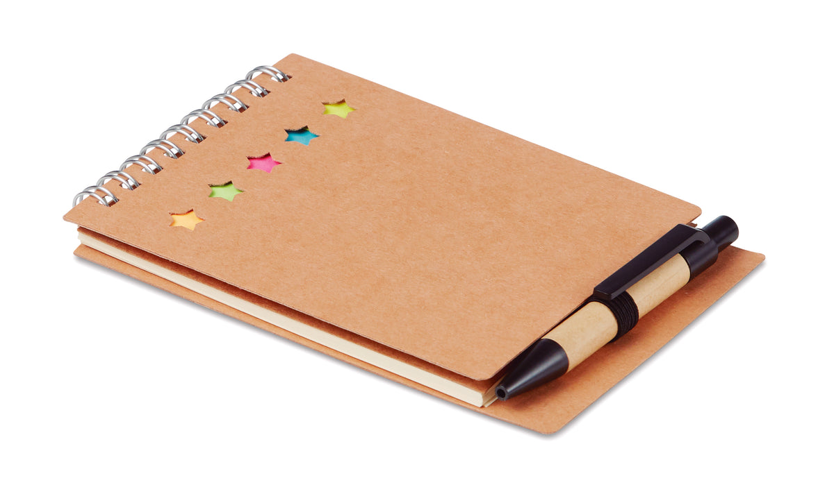 MULTIBOOK – Notepad with pen and memo pad – item picture back