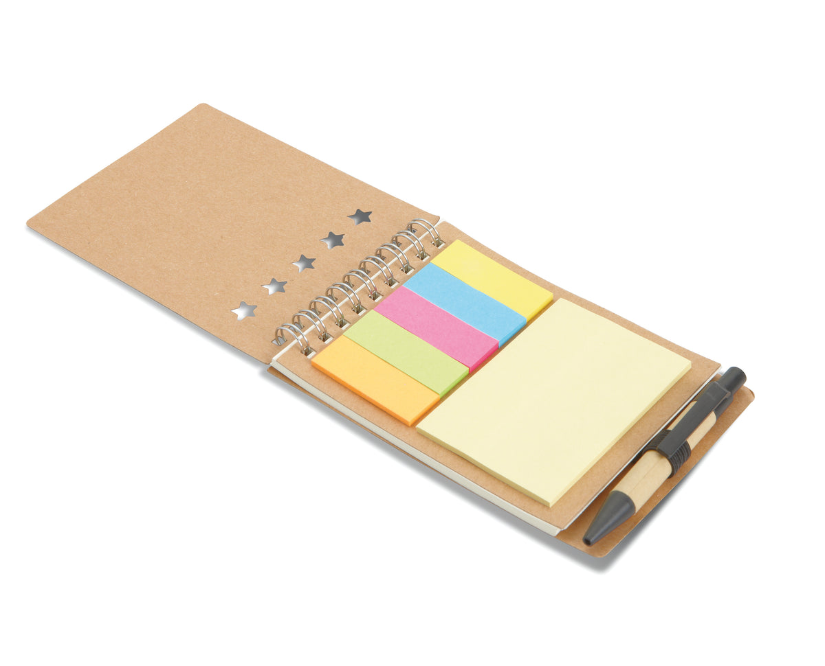 MULTIBOOK – Notepad with pen and memo pad – item detail picture
