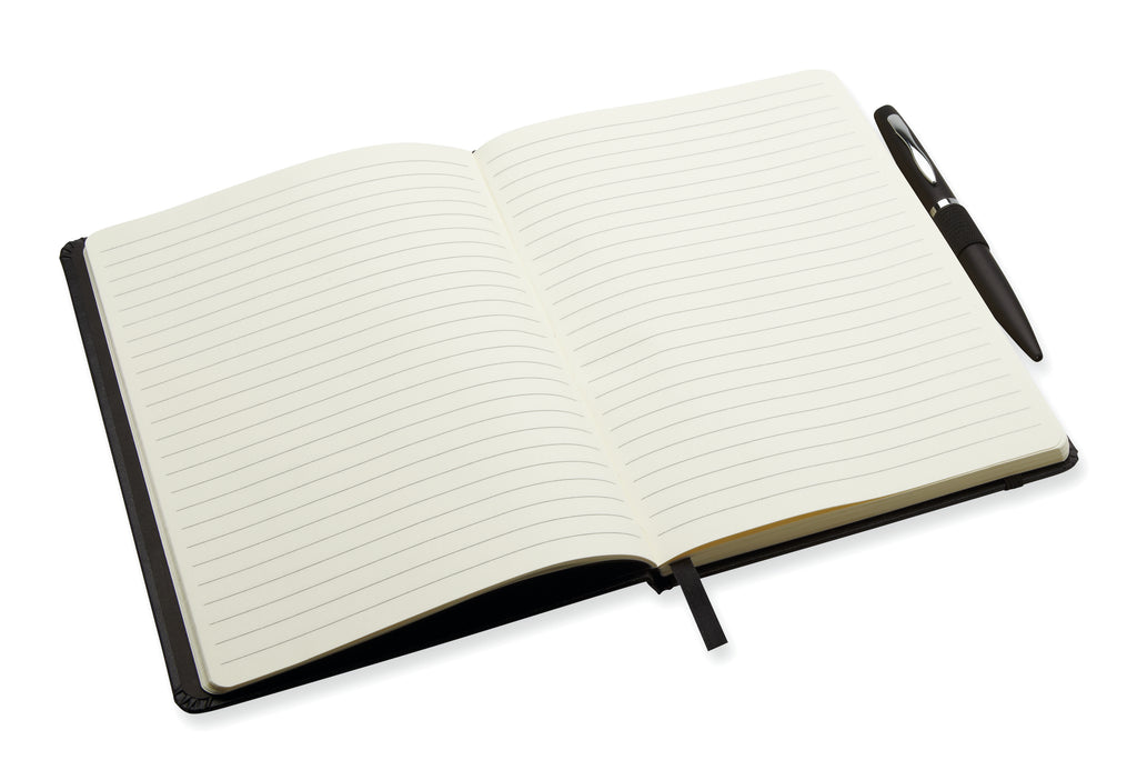 NOTAPLUS – A5 notebook with pen 72 lined – item picture side