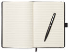 NOTAPLUS – A5 notebook with pen 72 lined – item picture open