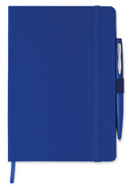 NOTAPLUS – A5 notebook with pen 72 lined – Blue