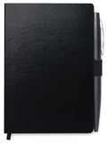NOTALUX – A6 notebook with pen 72 lined – Black