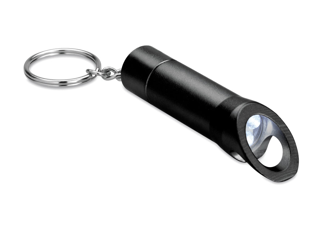 LITOP – Metal torch key ring – Black