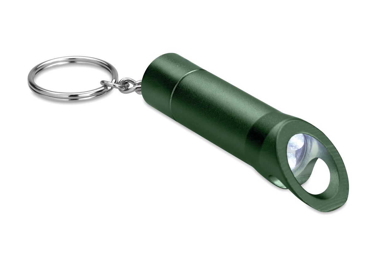 LITOP – Metal torch key ring – Dark Green