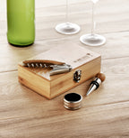 SONOMA – Wine set in bamboo box – item picture printed