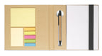 QUINCY – Notebook with memo set and pen – Black