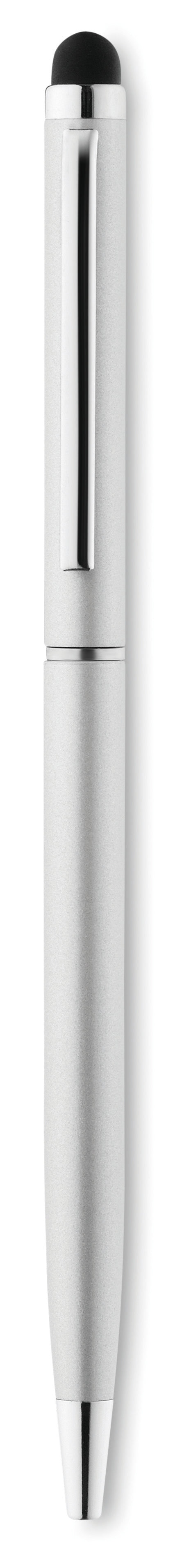 NEILO TOUCH – Twist and touch ball pen – Matt Silver