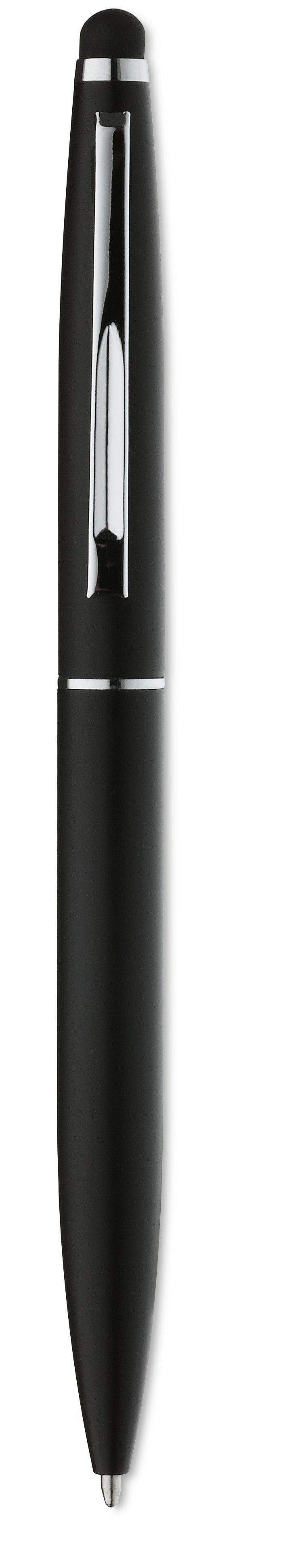 QUIM – Twist type pen w stylus top – Black