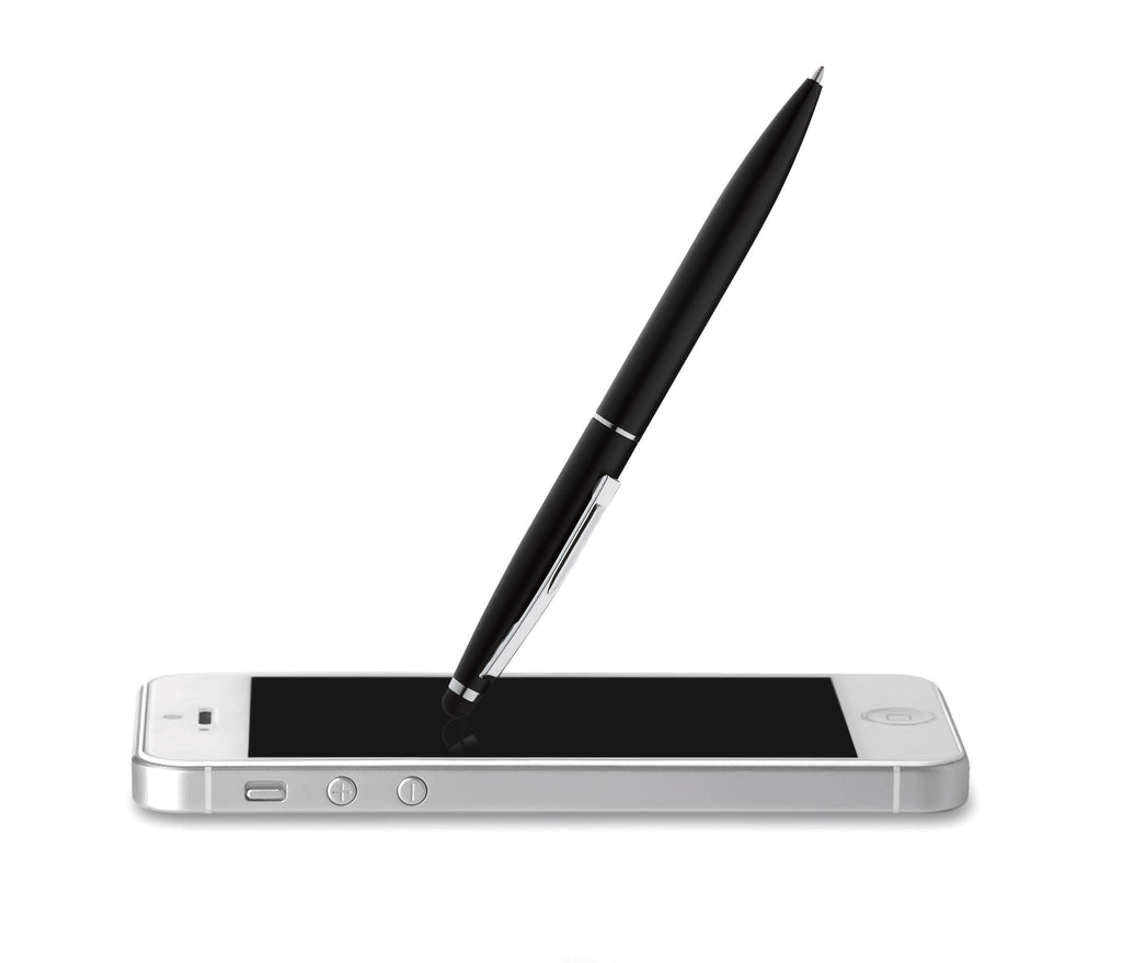QUIM – Twist type pen w stylus top – item picture side