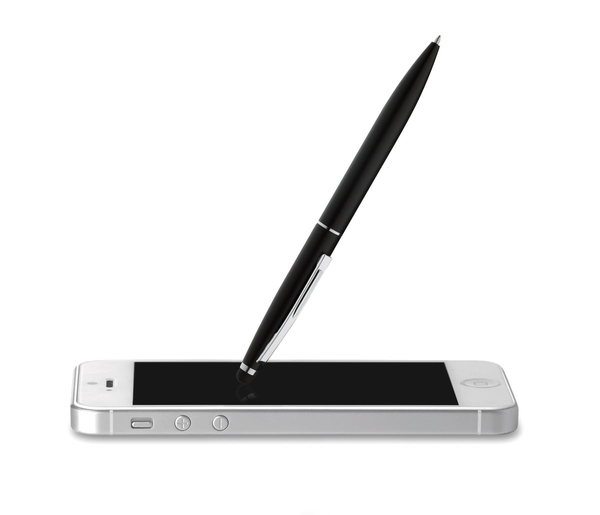 QUIM – Twist type pen w stylus top – item picture side