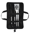 SHAKES – 3 Barbecue tools in pouch – Black