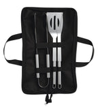 SHAKES – 3 Barbecue tools in pouch – Black