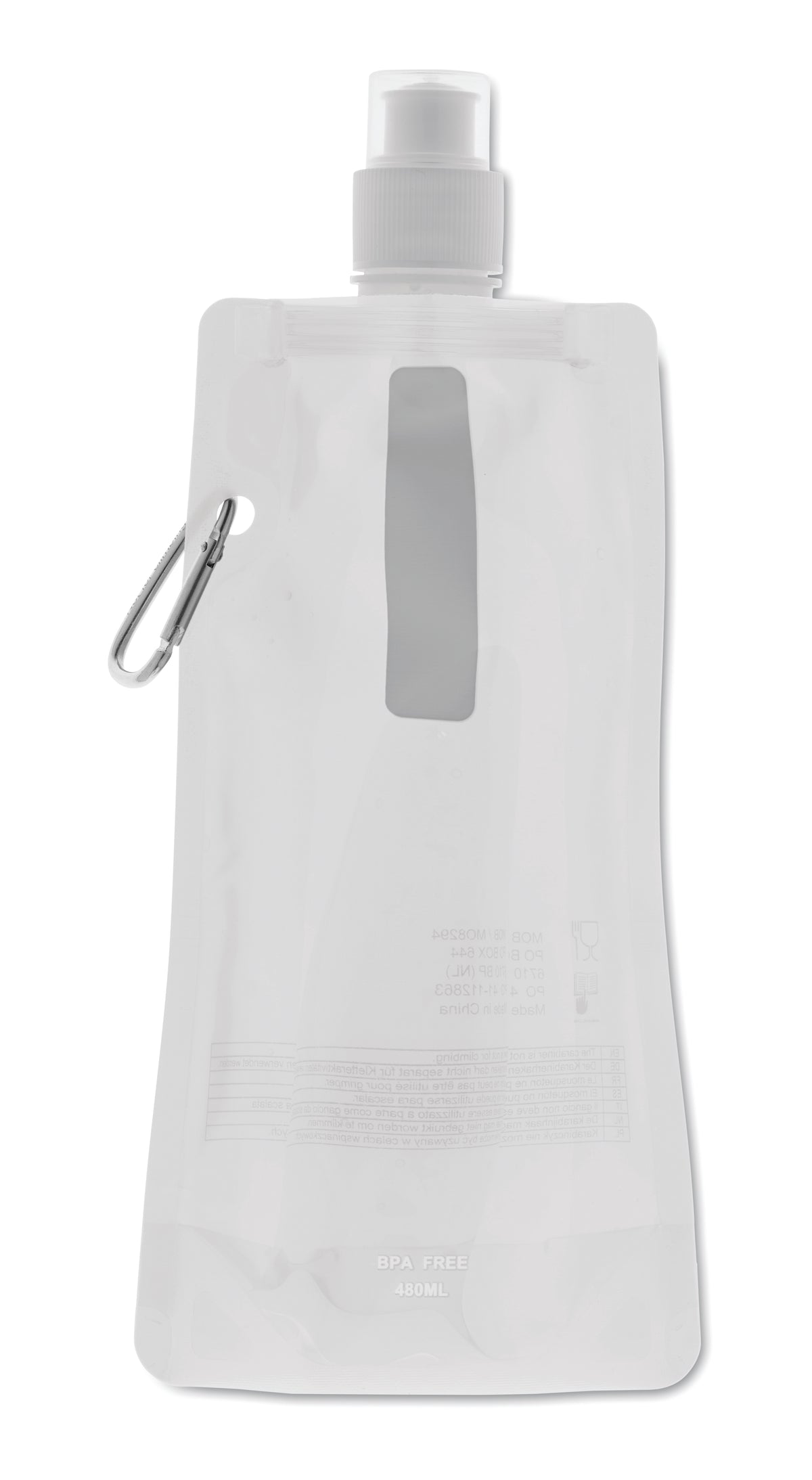 GATES – Foldable water bottle – item picture back