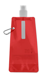 GATES – Foldable water bottle – Transparent Red