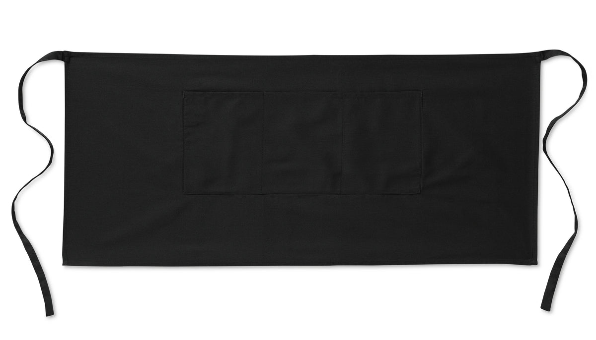 JARED – Waiter's apron short 195 gr/m2 – Black